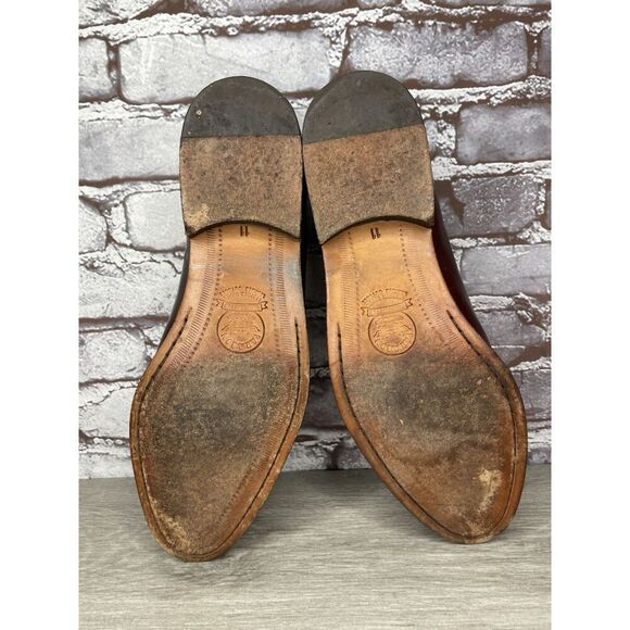 Paragon Brown Leather Cap Toe Handmade Oxfords Lace Up Shoes Men Sz 11D US/44EU main image 5